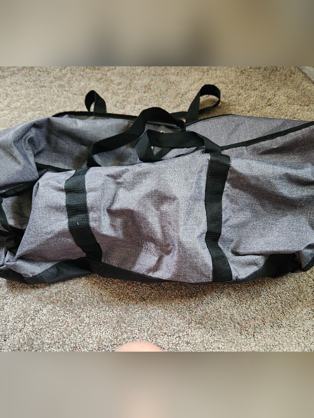 Thirty-One Gray Travel Duffel Bag